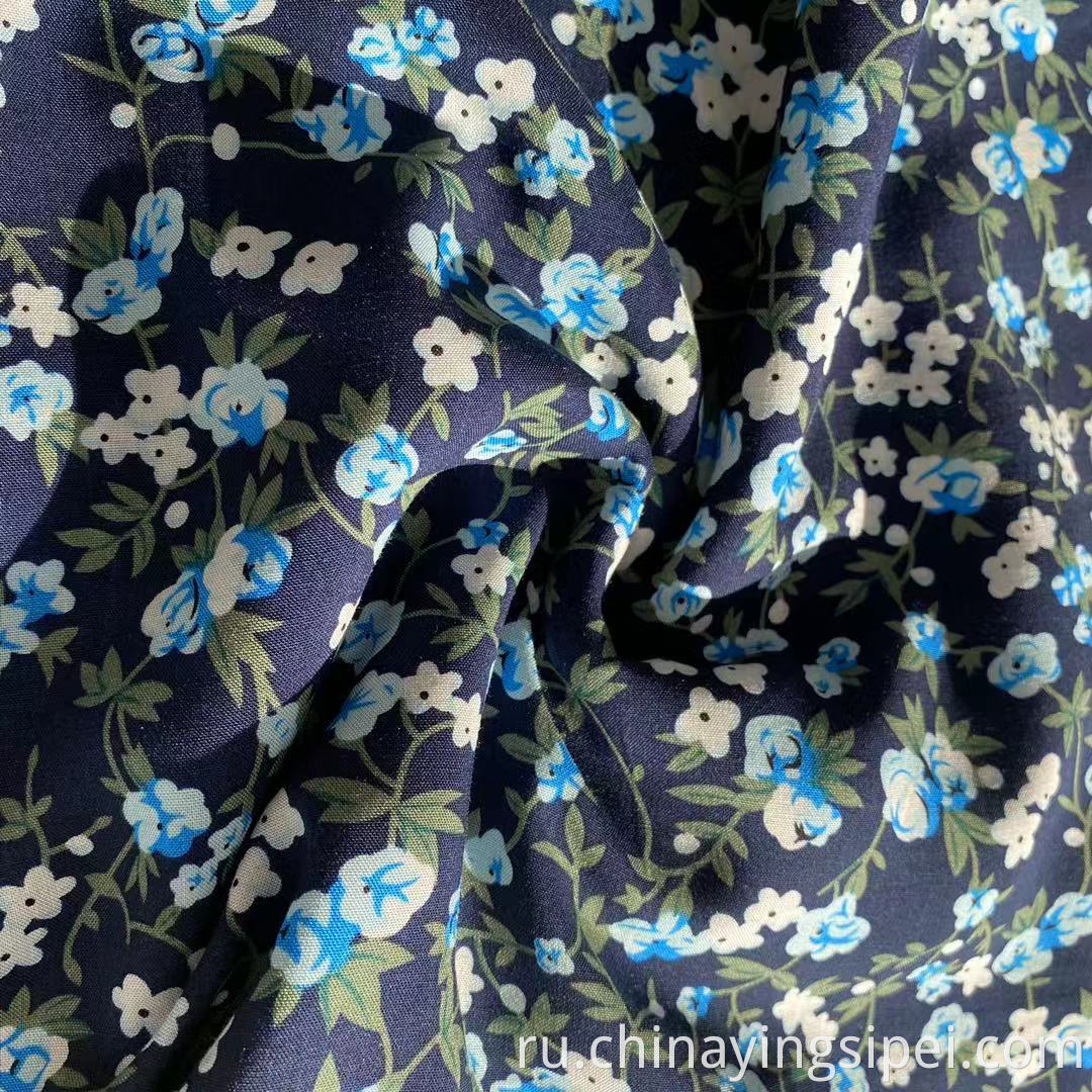 Mulinsen Textile 45S Challis 100 Printed Rayon Fabric